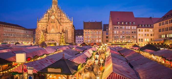 Antonia -Weihnachtsmarkt in Nuernberg, Deutschland