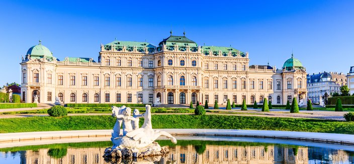 Adora -Schloss Belvedere in Wien, Oesterreich