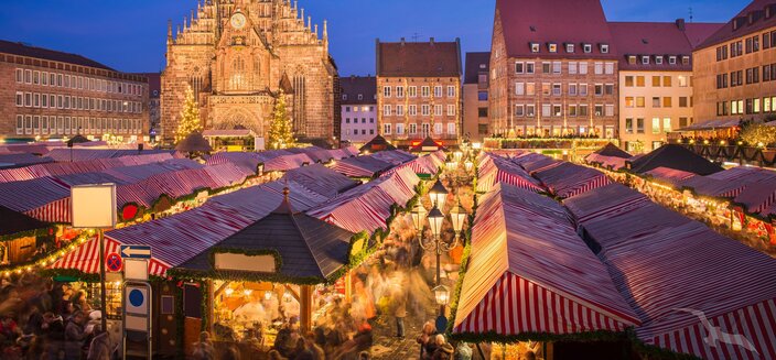 Adora -Weihnachtsmarkt in Nuernberg, Deutschland