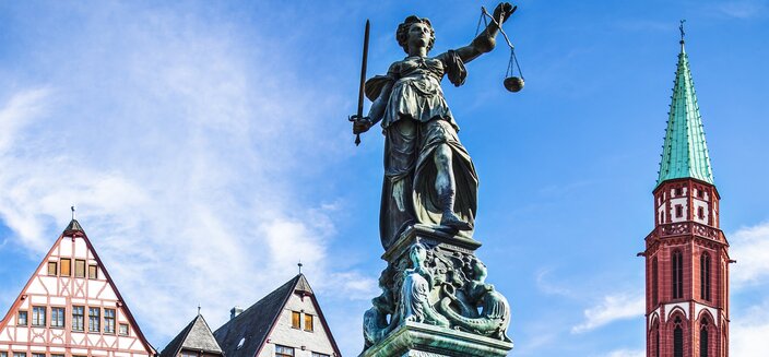 Alisa -Rathausplatz in Frankfurt am Main, Deutschland