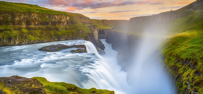 Amadea -Der Gullfoss Wasserfall, Island