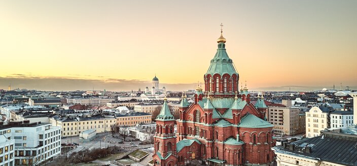 Amadea -Uspenski Kathedrale in Helsinki, Finnland