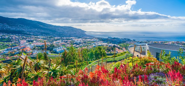 Amera -Aussicht auf Funchal, Portugal