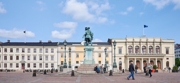 Amera -Göteborg, Zentraler Platz
