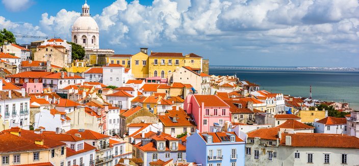 Amera -Küste von Lissabon, Portugal