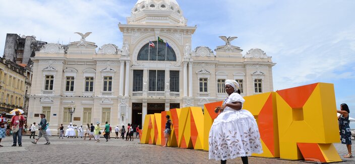 Amera -Rio Branco Palace in Salvador da Bahia, Brasilien