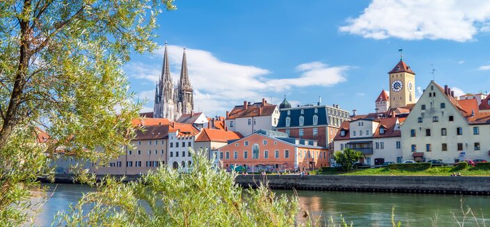 Amina -Panorama von Regensburg, Deutschland