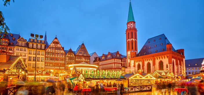 Andrea -Weihnachtsmarkt in Frankfurt am Main, Deutschland