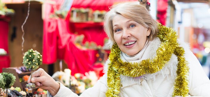 Anesha -Der Weihnachtsmarkt in Budapest, Ungarn