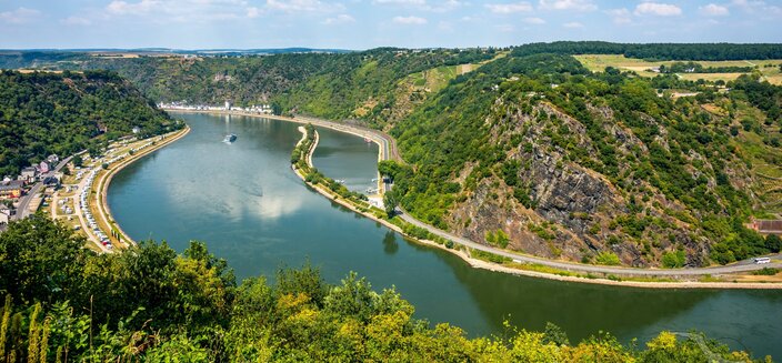 Annika -Der Rhein bei Loreley, Deutschland