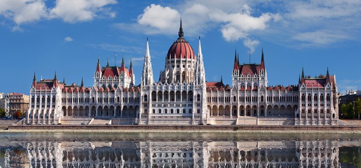 Annika -Parlamentsgebäude in Budapest, Ungarn