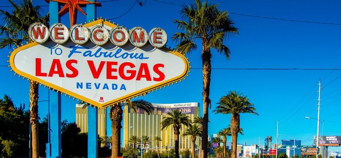 Annika -Willkommensschild von Las Vegas, USA