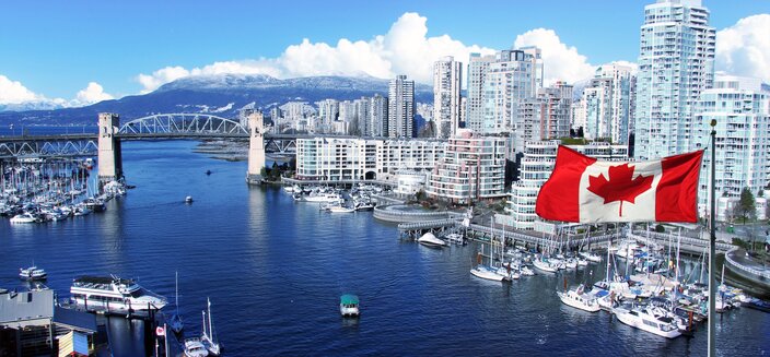 Artania -Hafen von Vancouver, Kanada