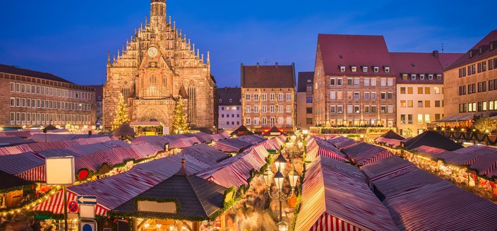 Aurelia -Weihnachtsmarkt in Nuernberg, Deutschland
