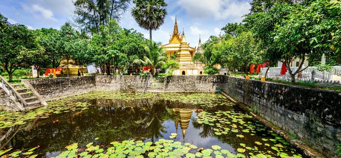 Lan Diep -Pagode in Chau Doc, VIetrnam