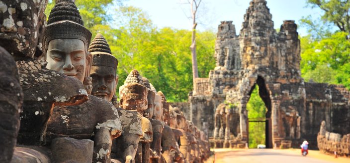 Lan Diep -Steintor von Angkor Thom, Kambodscha
