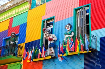 Farbenfroher Stadtteil La Boca