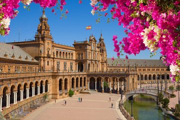 Plaza de Espana in Sevilla, Spanien