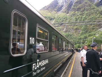 Unterwegs mit der Flåmbahn, Norwegen