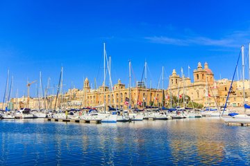 Der Hafen von Valletta, Malta