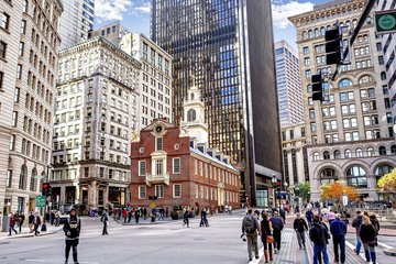 Old State House und Stadtrundfahrt durch Boston, USA