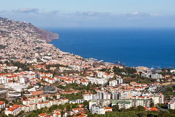 Blick auf die Stadt Funchal, Madeira, Portugal