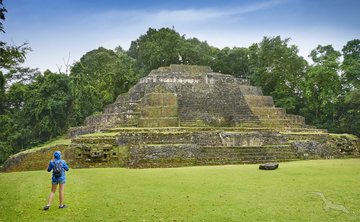 Die Maya-Ruine Lamanai, Belize