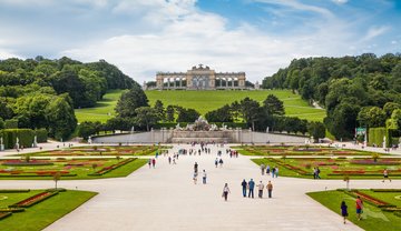Schloss und Park Schönbrunn in Wien, Österreich