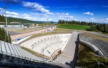 Holmenkollen-Sprungschanze in Oslo, Norwegen