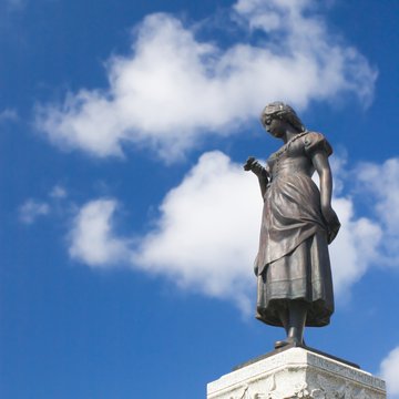 Statue von Ännchen von Tharau in Klaipeda, Litauen