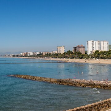 Küste von Benicassim, Spanien
