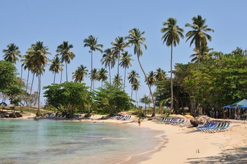 Strand der Samaná-Halbinsel
