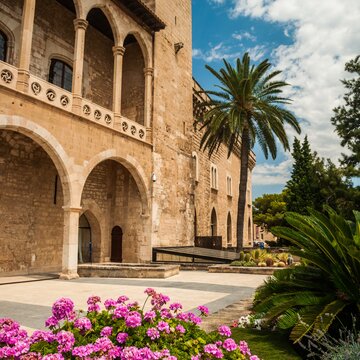 Königspalast La Almudaina in Palma de Mallorca, Spanien