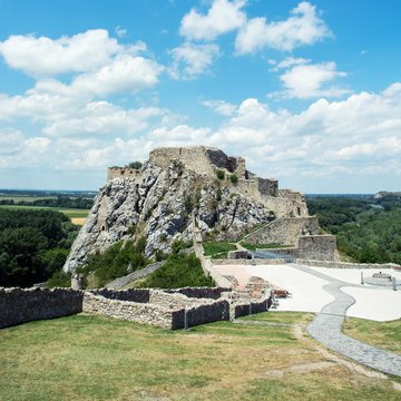 Burg Devín in Bratislava, Slowakei
