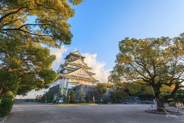 Burg Osaka in Osaka, Japan
