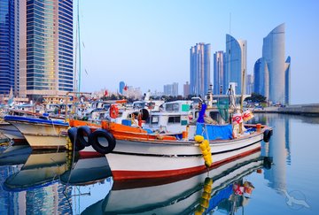 Hafen von Busan, Südkorea