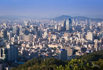 Panorama von Seoul, Südkorea