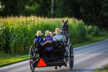 Amish People in Pennsylvania