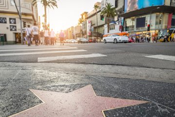Walk of Fame in Los Angeles, USA