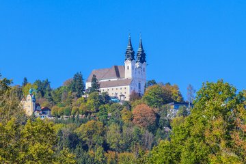 Wallfahrtsbasilika auf dem Pöstlingberg in Linz, Österreich