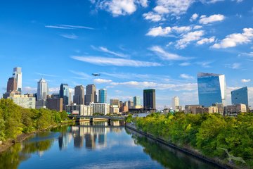 Skyline von Philadelphia, USA