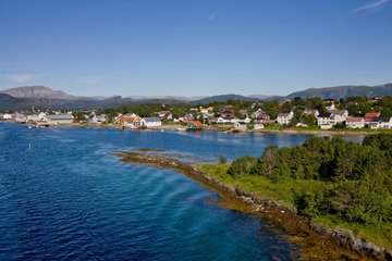 Panorama von Bronnoysund, Norwegen