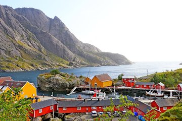 Hafen von Nyksund, Norwegen