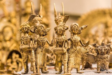Indische Messingstatuen