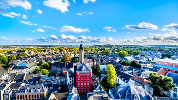 Luftaufnahme von Maastricht, Niederlande
