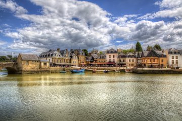 Port de Saint Goustan, Hafen in Auray, Frankreich