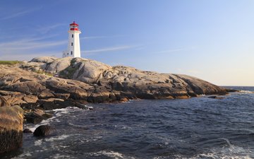 Peggys Leuchtturm in Nova Scotia, Kanada