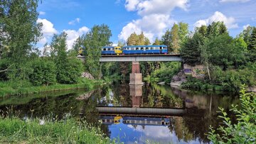 Porvoo und Fahrt mit dem Nostalgiezug