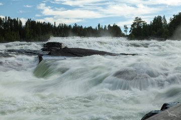 Stromschnellen Storforsen, Schweden