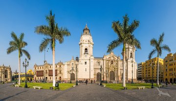 Die Kathedrale in Lima, Peru